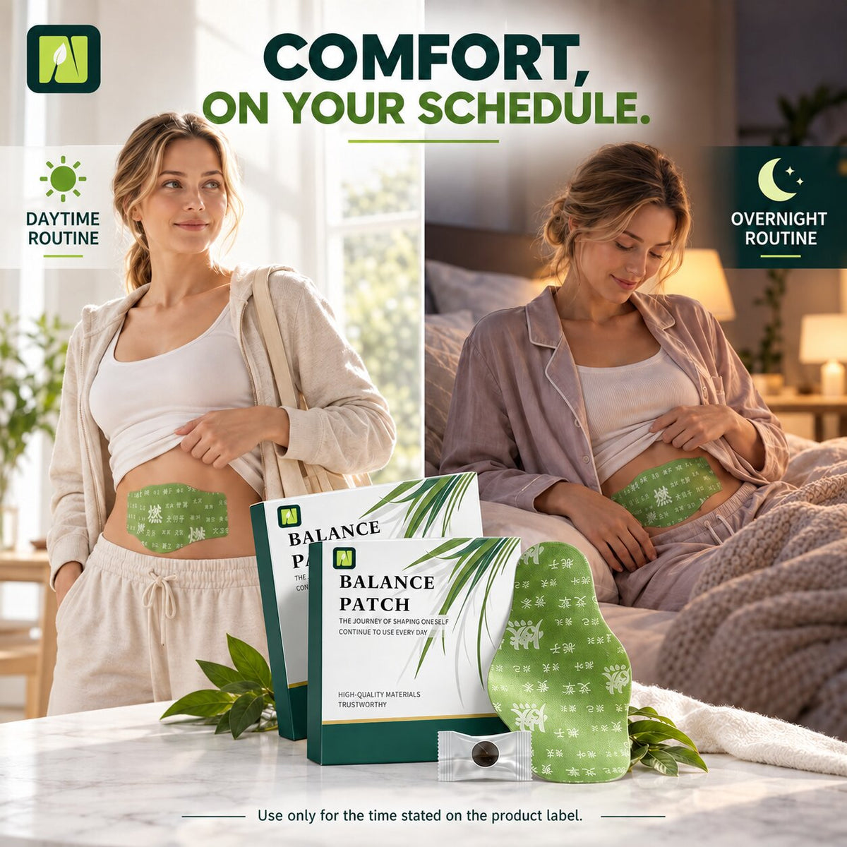 Nutra Core - Balance Herbal Warming Patches