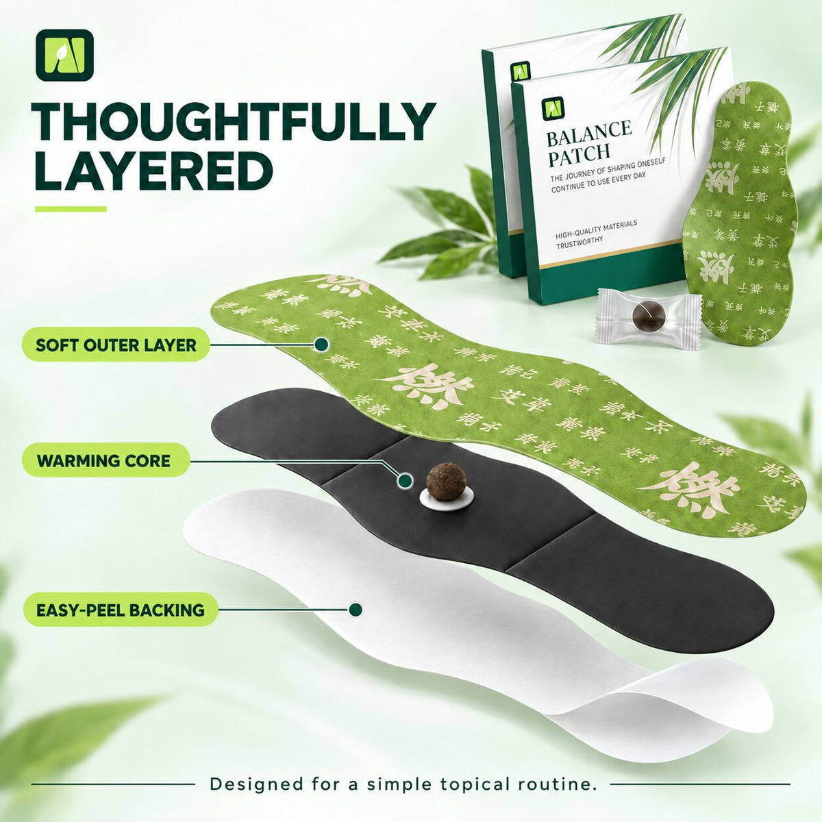Nutra Core - Balance Herbal Warming Patches