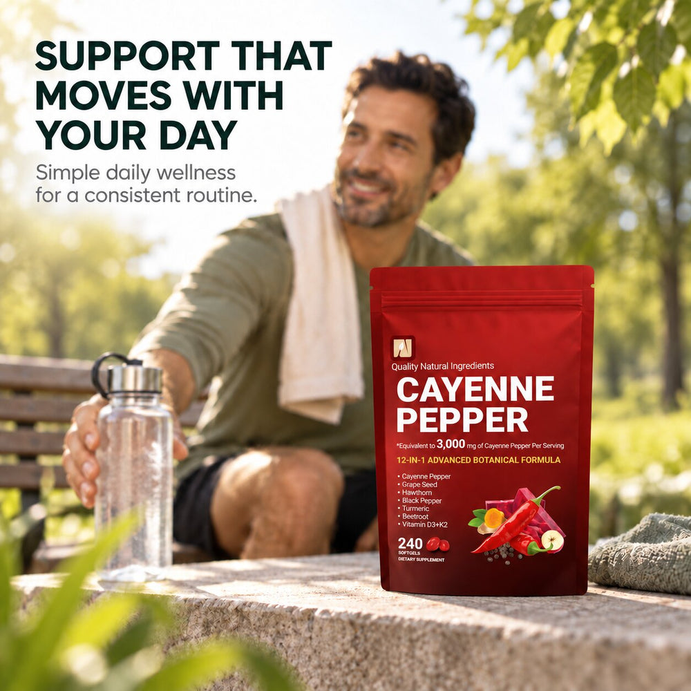 Cayenne Pepper Softgels — 240 Count