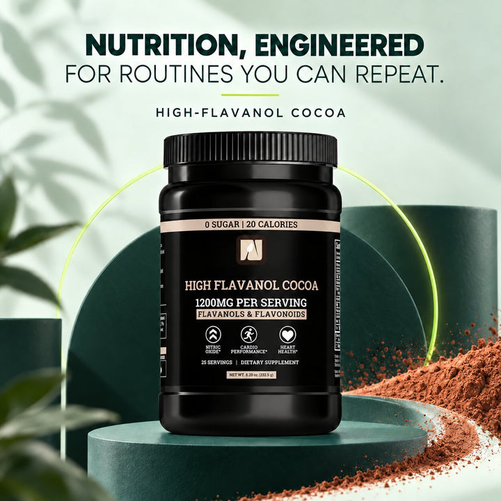 High-Flavanol Cocoa Powder — 1,200 mg Per Serving