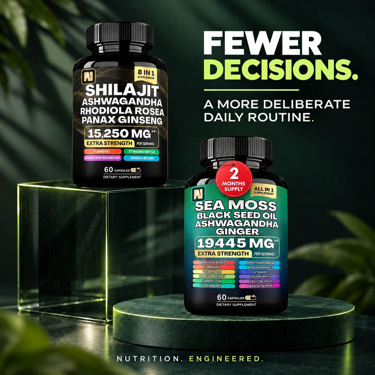 Shilajit + Sea Moss Daily Performance Bundle