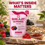 Women's Shilajit Gummies — Energy, Mood & Vitality Support