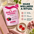 Women's Shilajit Gummies — Energy, Mood & Vitality Support