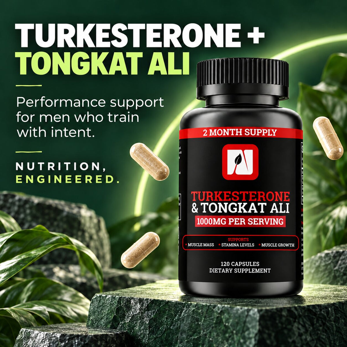 Turkesterone + Tongkat Ali Performance Formula