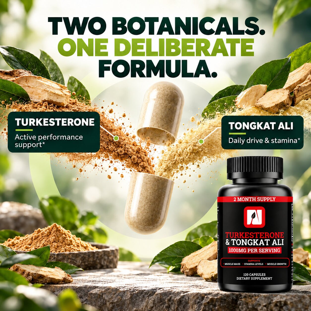 Turkesterone + Tongkat Ali Performance Formula