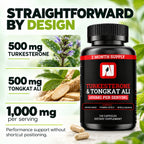 Turkesterone + Tongkat Ali Performance Formula