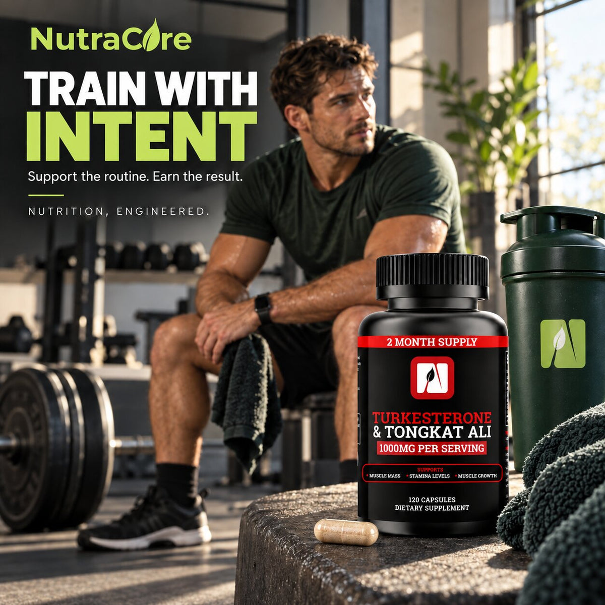 Turkesterone + Tongkat Ali Performance Formula