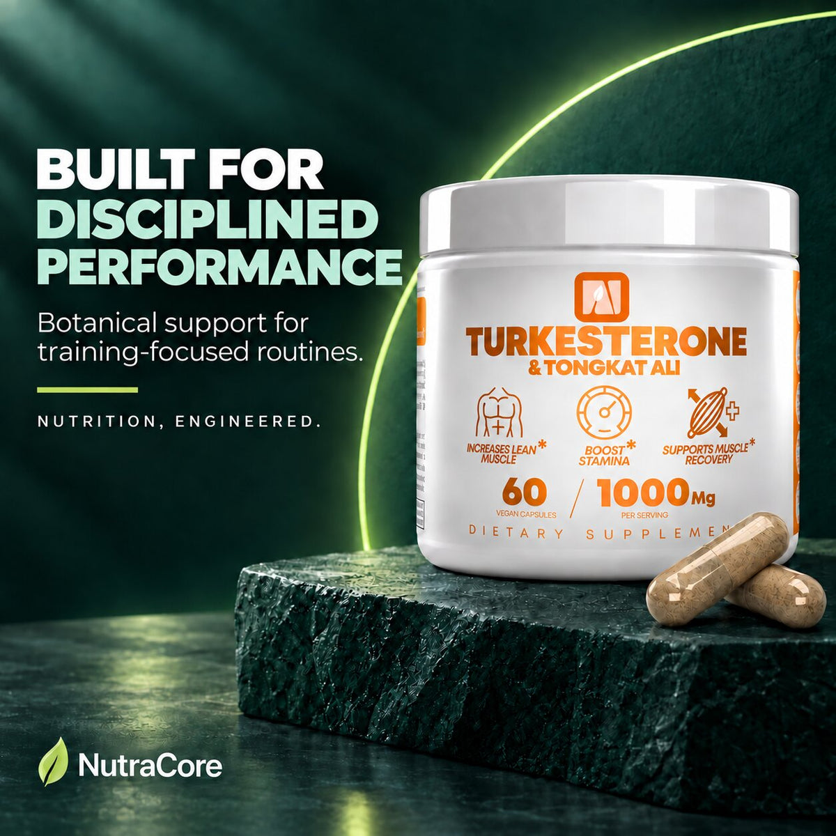 Men's Performance Capsules - Turkesterone or Fadogia Formula
