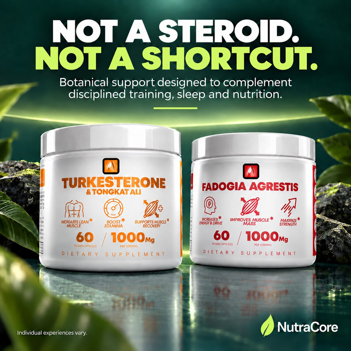 Men's Performance Capsules - Turkesterone or Fadogia Formula