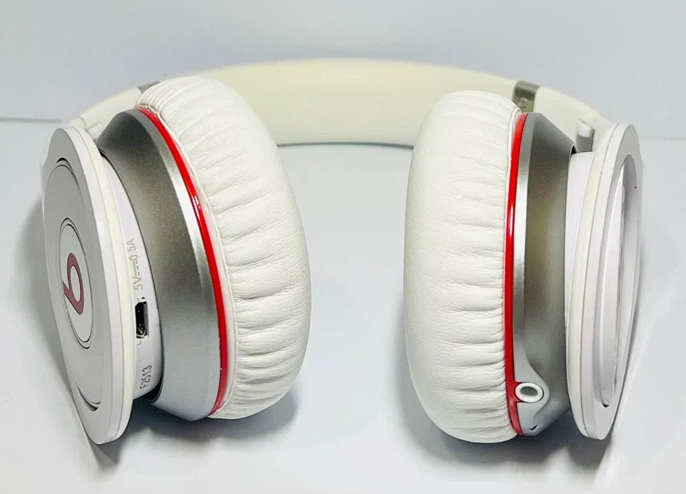 Beats by Dr. Dre Wireless Headphones - White (WITH NEW EARMUFFS)