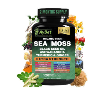 Organic Irish Sea Moss, Black Seed Oil