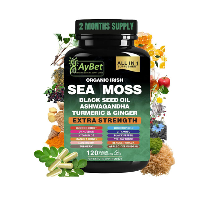 Organic Irish Sea Moss, Black Seed Oil