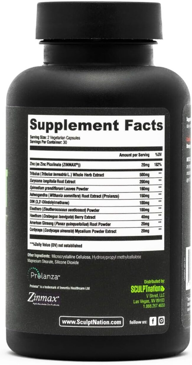 Stamina, and Strength Booster 60 Gluten - Image 3