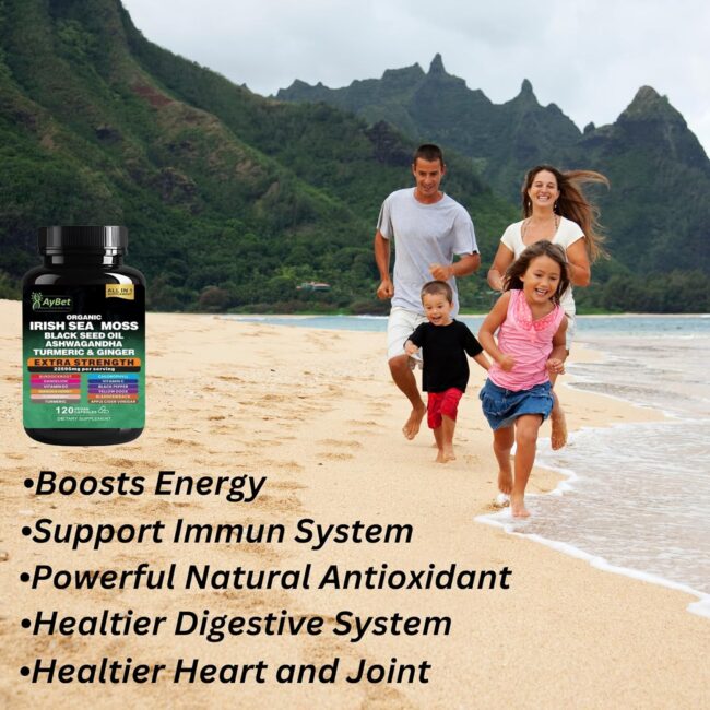 Organic Irish Sea Moss, Black Seed Oil - Image 7