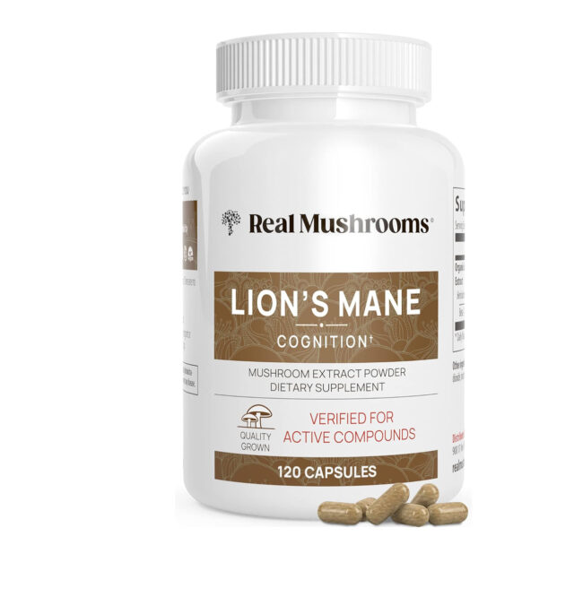 Lions Mane Mushroom Cognition 120 Capsules