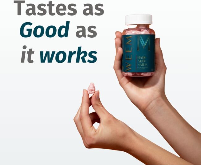 WEEM Hair Skin and Nails Gummies - Image 2