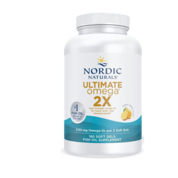 Lemon Flavor - 180 Soft Gels - 2150 mg Omega-3
