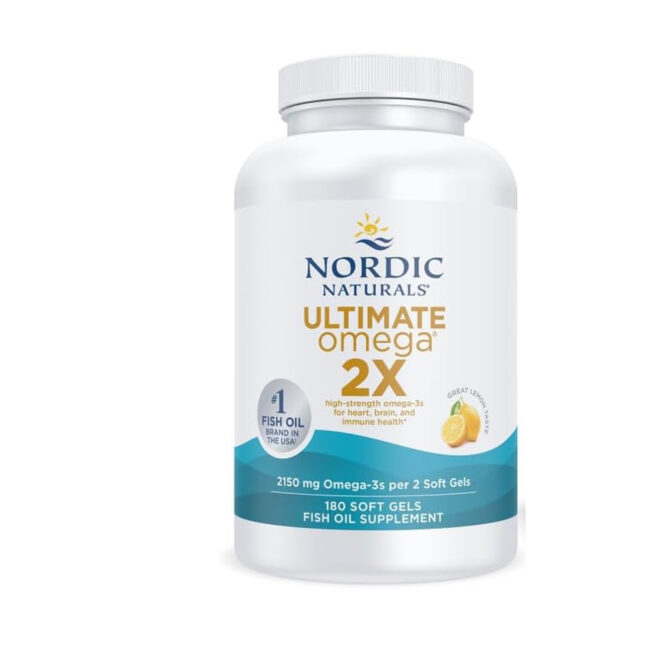 Lemon Flavor - 180 Soft Gels - 2150 mg Omega-3