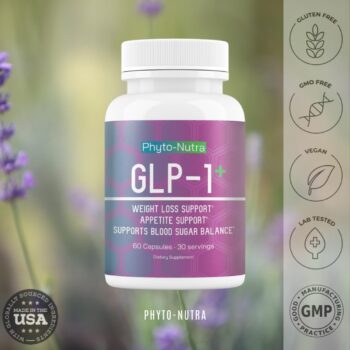 GLP-1 (60 Capsules 1 Bottle) Vegan, Natural Supplement,