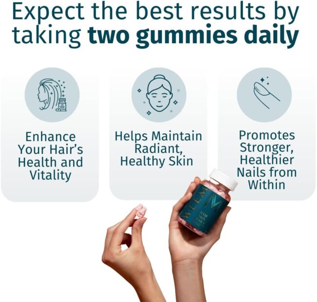 WEEM Hair Skin and Nails Gummies - Image 4