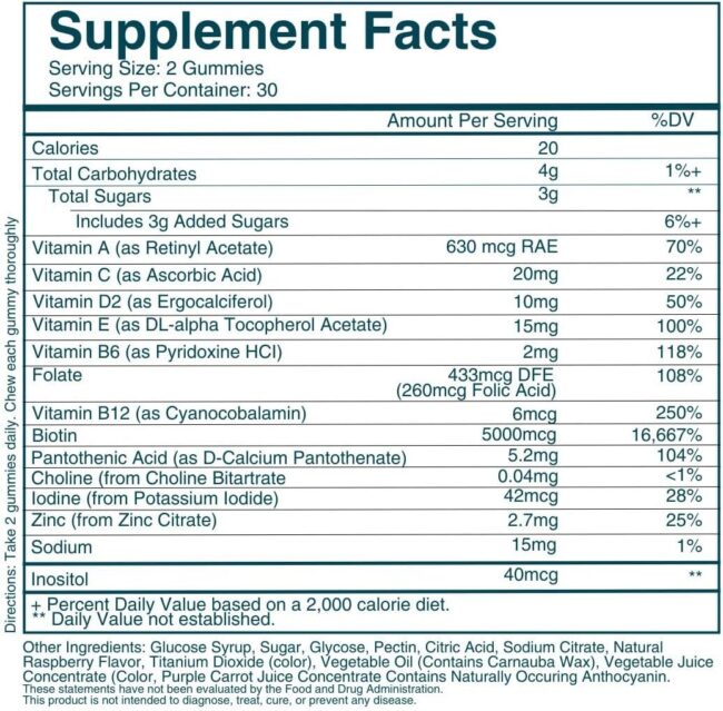 WEEM Hair Skin and Nails Gummies - Image 6