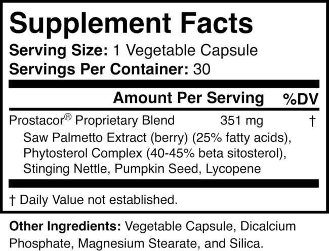 Natural Prostate Support Supplement - Image 3