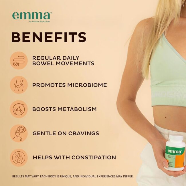 Emma Gut Health Doctors Endorsed - 60 Capsules Supplement - Image 2