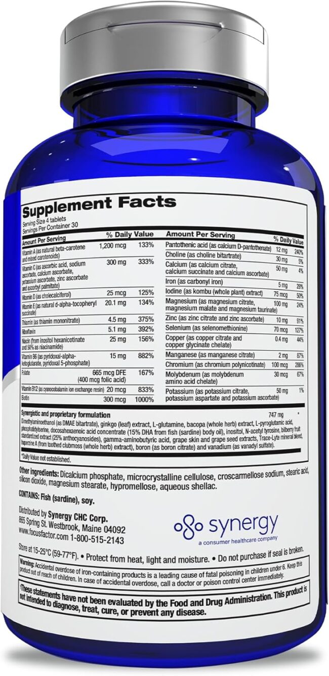 Focus Factor Adults Extra Strength, 120 Count - Image 3