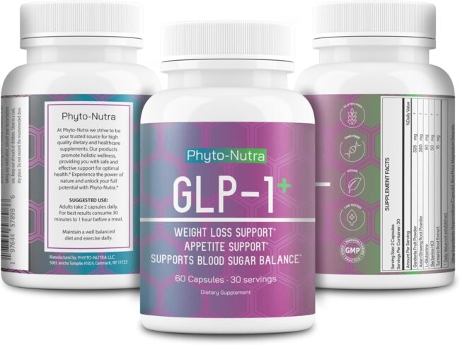 GLP-1 (60 Capsules 1 Bottle) Vegan, Natural Supplement, - Image 2