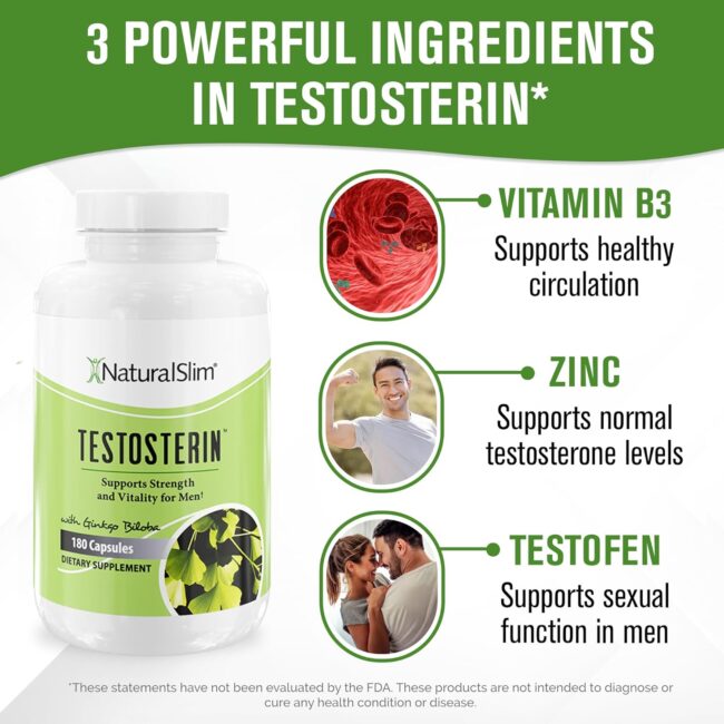 NaturalSlim Natural Testosterone Booster for Men - Image 3