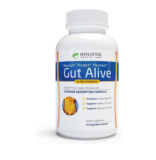 Gut Alive For Restoring Gut Lining (60 Count) Pack 2